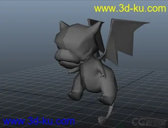 3D打印模型小火龙的图片