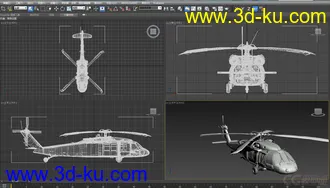 3D打印模型武装直升机 飞机 直升飞机 支援机 战斗机的图片