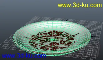 3D打印模型云纹碟子的图片