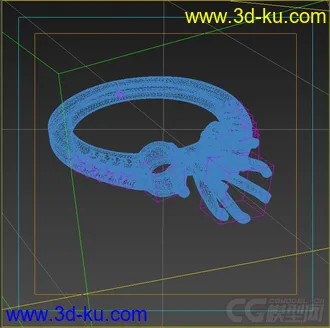 3D打印模型超真实3维戒指（未后期）的图片