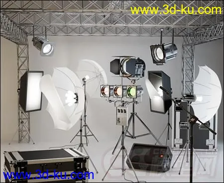 写实摄影专业灯光部件模型的图片1