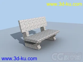 3D打印模型大理石凳的图片