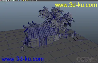 3D打印模型Q版的小场景的图片