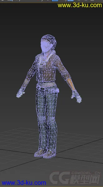 3D打印模型低模免费，女人体，偏写实的图片