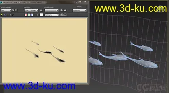 3D打印模型水墨鱼的图片