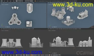 [blender模型]红警四建筑的图片