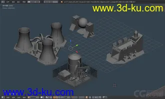 [blender模型]红警四建筑的图片