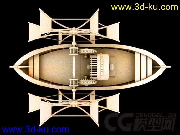 水车船，船模型的图片6