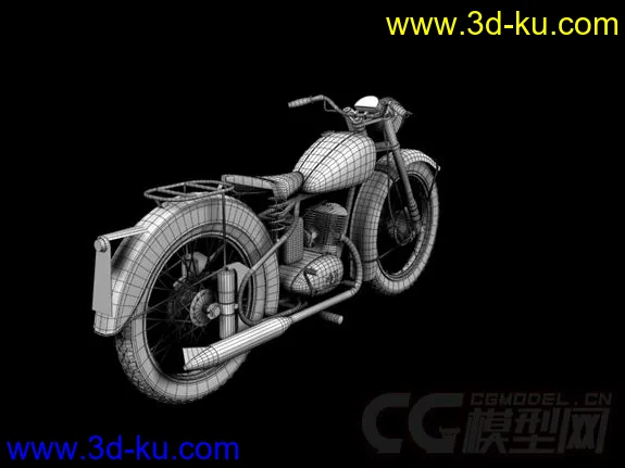 写实摩托车，精模模型的图片6