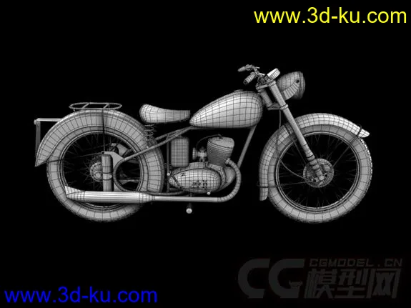 写实摩托车，精模模型的图片7