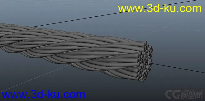 电缆纤芯 电缆线芯 cable模型的图片1