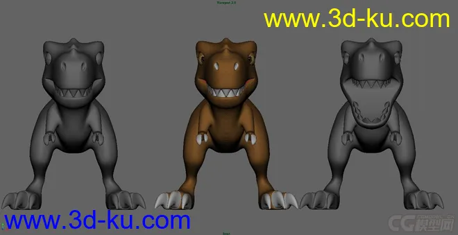 Q版恐龍模型的图片1