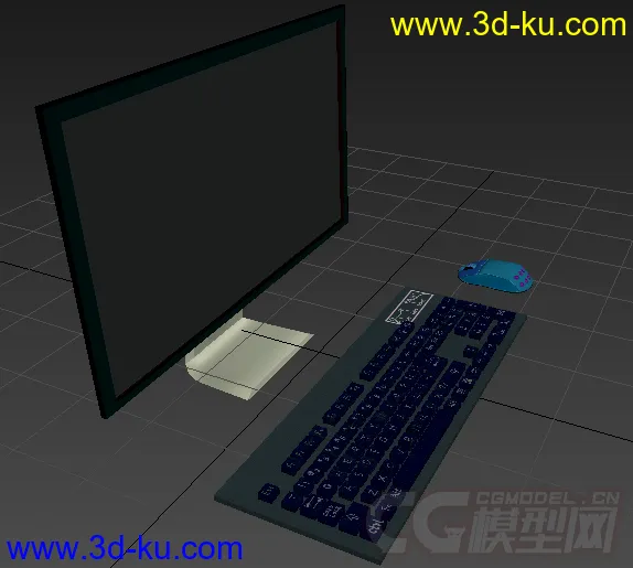 电脑键盘鼠标模型的图片1