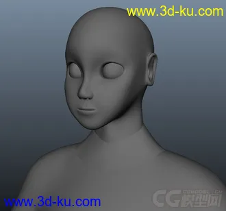 3D打印模型半卡通半写实男孩的图片