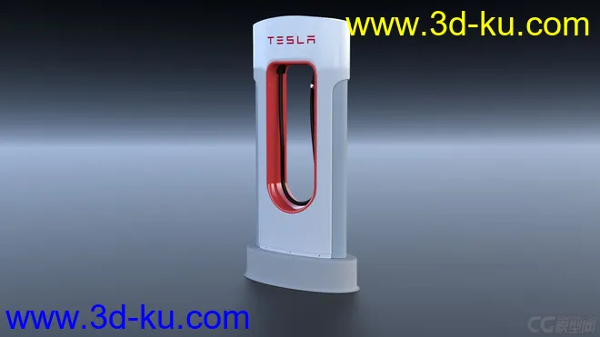 特斯拉充电桩 tesla charge模型的图片1