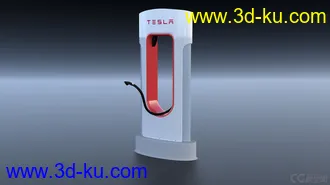 3D打印模型特斯拉充电桩 tesla charge的图片