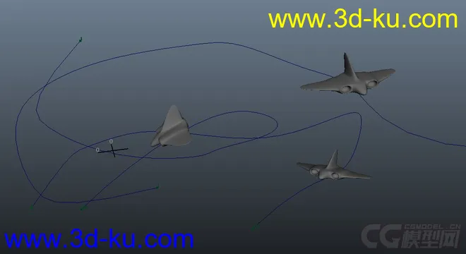 简单飞机动画，赚积分模型的图片1