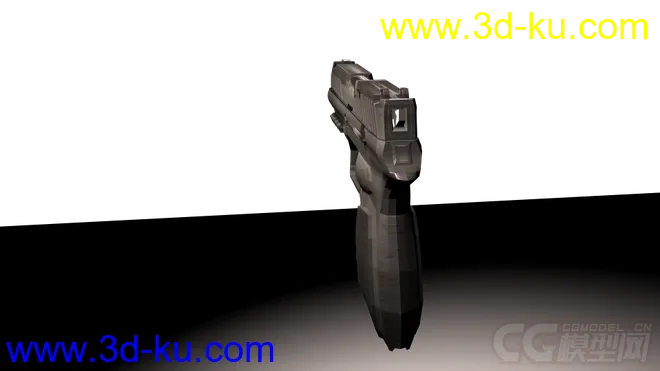 写实手枪 ，有有材质模型的图片3