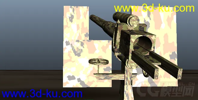 德国88毫米高炮模型的图片1