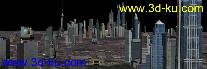 上海 城市配楼模型的图片2