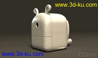 3D打印模型削笔器_小狗的图片
