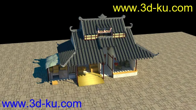 东方古建筑模型的图片3