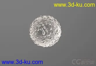 3D打印模型白细胞  c4d格式  c4d r15以上的图片