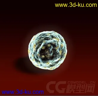 3D打印模型病毒 virus c4d r15格式的图片