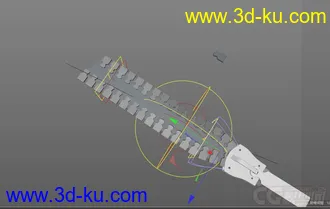 3D打印模型拉链C4D源文件  zipper  可开合 可做动画的图片