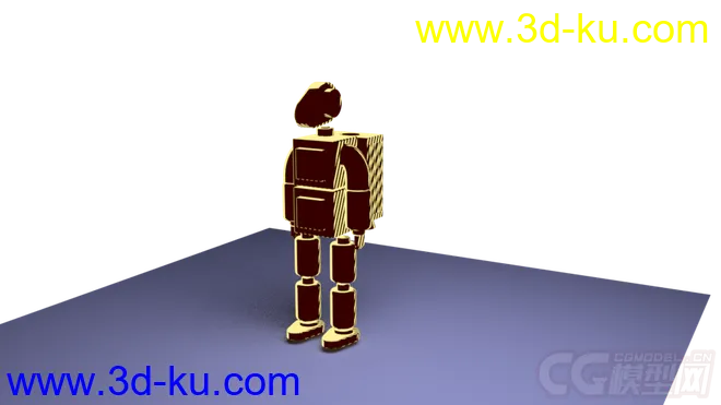 [blender模型]机器人简单的图片2