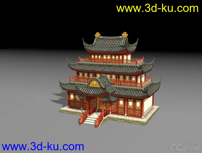 【经典3D建筑】借鉴学习的佳品模型的图片2