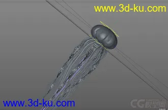 3D打印模型c4d水母   jellyfish的图片