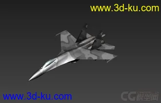 3D打印模型su-27  战斗机飞机 苏-27的图片