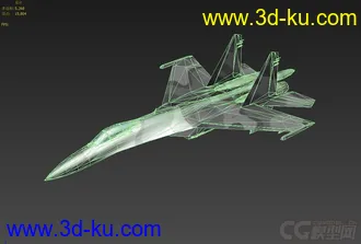 3D打印模型su-27  战斗机飞机 苏-27的图片