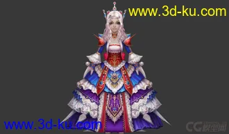 3D打印模型神魔大陆 女角色公主的图片