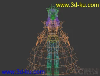 3D打印模型神魔大陆 女角色公主的图片