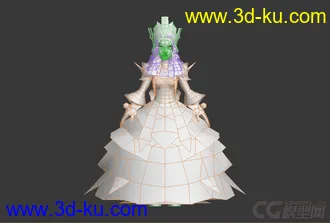 3D打印模型神魔大陆 女角色公主的图片