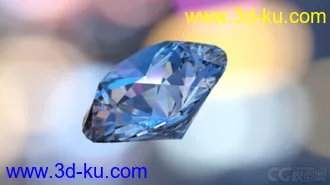 3D打印模型用c4d渲染的钻石  diamond的图片