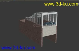 3D打印模型西安地铁口的图片