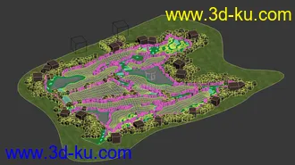 3D打印模型组团鸟瞰树，很漂亮的的图片