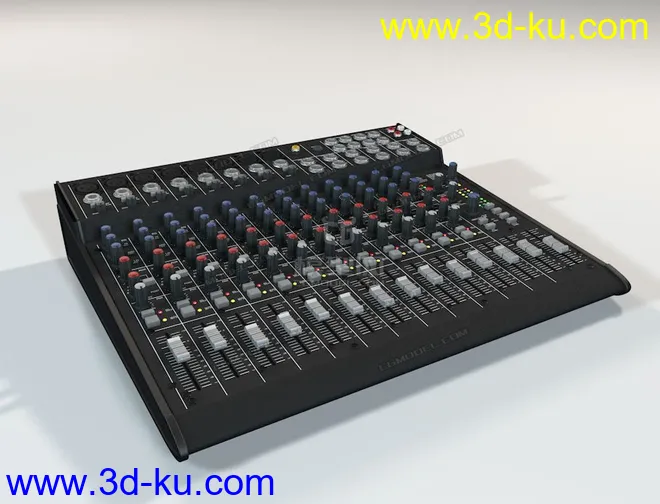 混音器 audio-mixer  c4d模型的图片1
