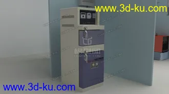 3D打印模型自控远红外电焊条烘干炉的图片