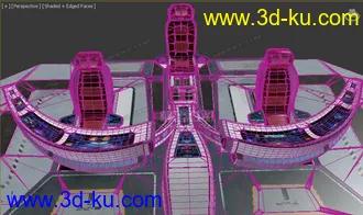 3D打印模型免费 科幻飞船控制台的图片