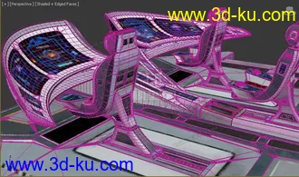 3D打印模型免费 科幻飞船控制台的图片