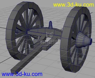 3D打印模型小马车的图片