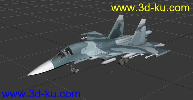 su34 战斗机模型的图片1