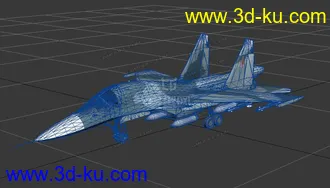 3D打印模型su34 战斗机的图片