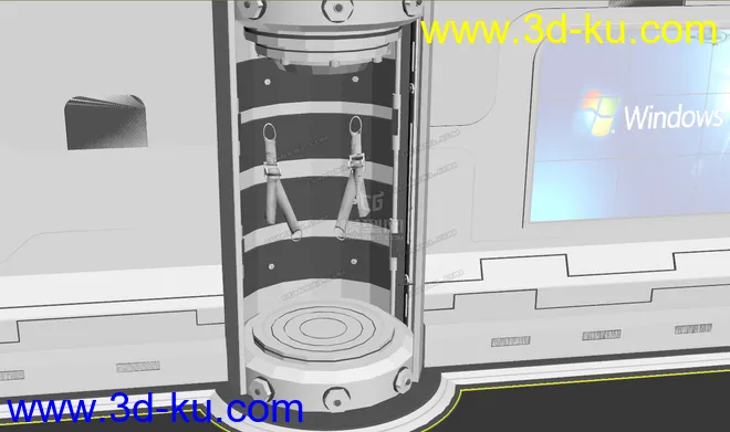 太空胶囊机舱模型的图片3