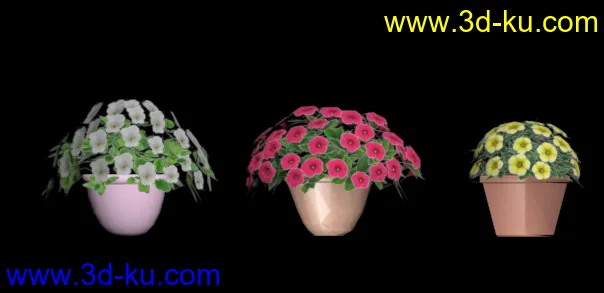 低模小盆栽模型的图片1