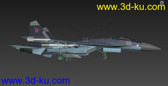 SU-27 精细模型的图片1